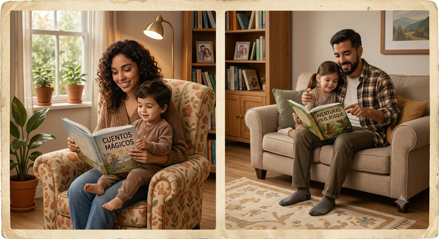 papas y mamas leyendo
